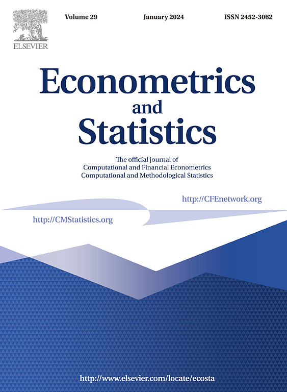 Go to journal home page - Econometrics and Statistics